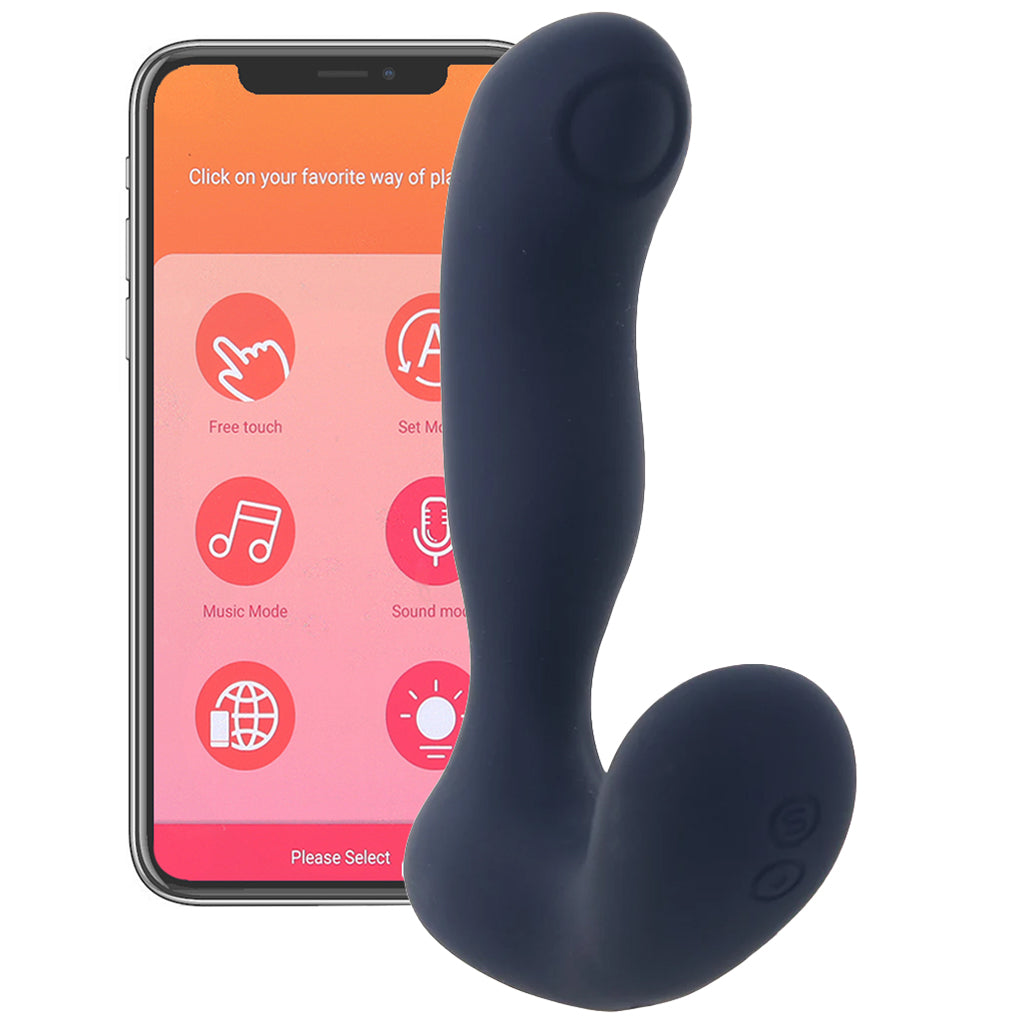 Iker Neo Interactive Prostate Vibe in Navy Blue Anal Sex Toys > Prostate Massagers - Tophatter Daily Deals